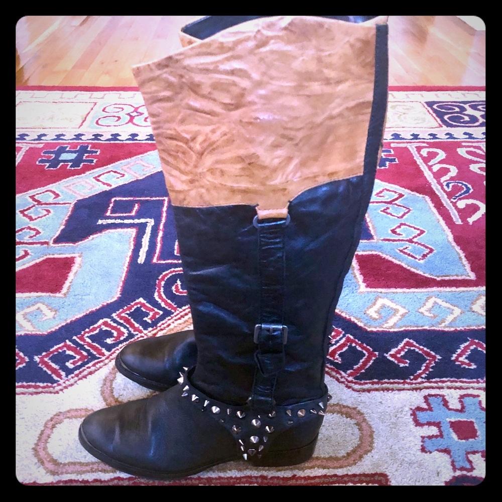 Sam Edelman studded leather boots